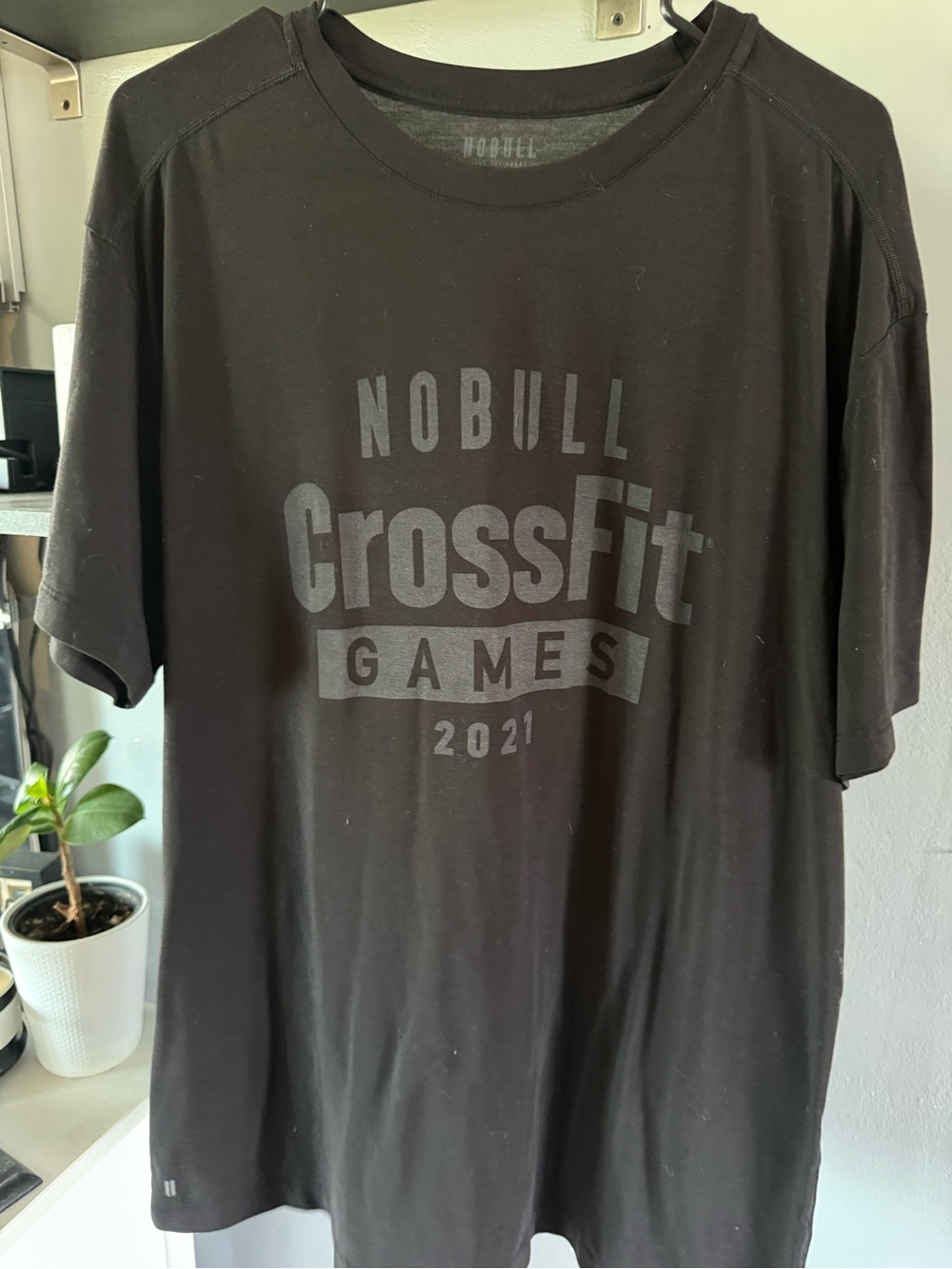NOBULL Men’s Black Polyester Knit CrossFit Games 2021 Graphic Tee XL